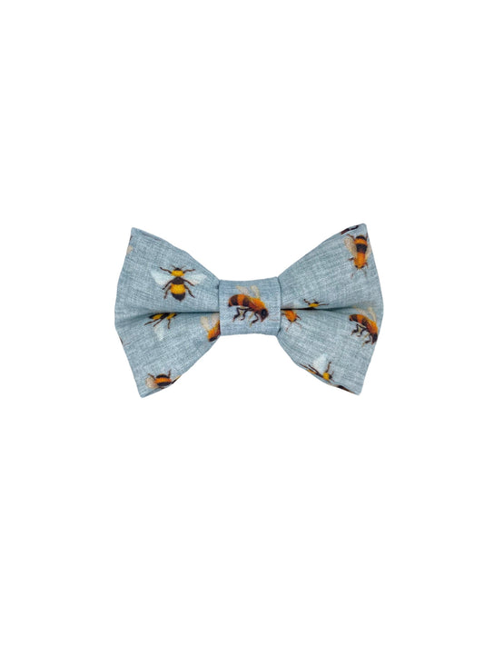 Honey Bees Dog Collar Bow Tie