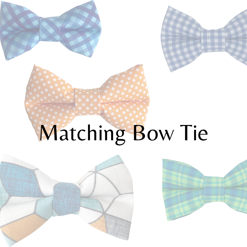 Matching Dog Collar Bow Tie